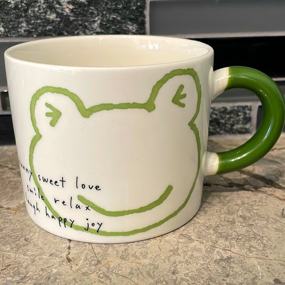 Frog Inspirational Mug “sunny sweet love smile relax laugh happy joy” - Picture 2 of 6